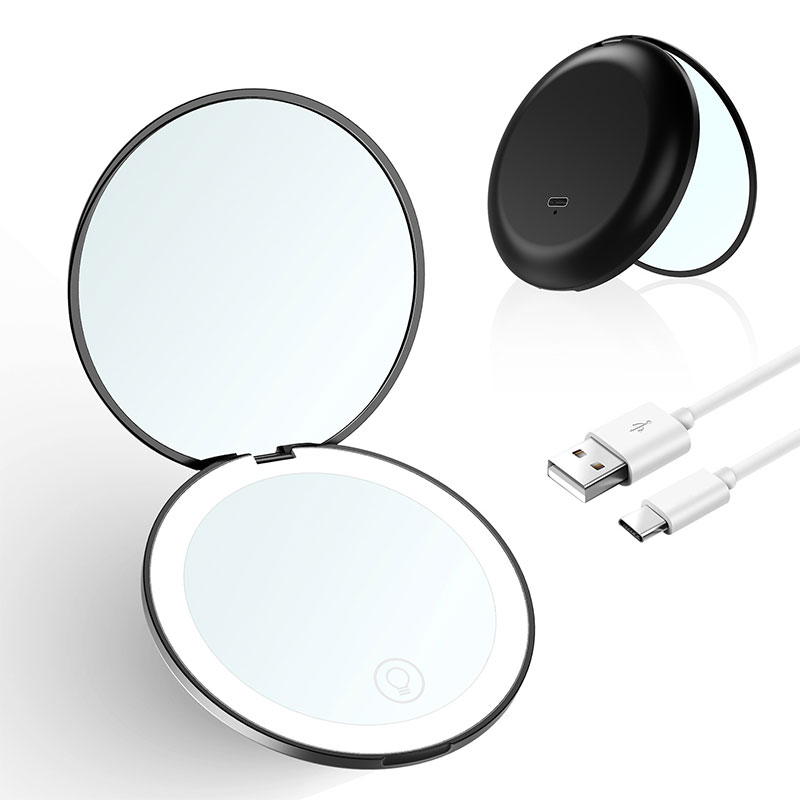 O que faz com que um espelho de bolso com as luzes seja obrigatório?